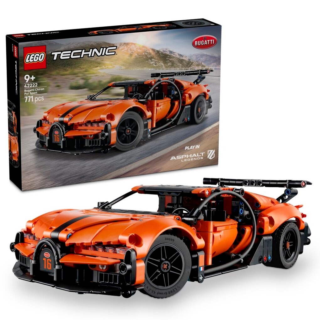 LEGO Technic Hypercar Bugatti Chiron Pur Sport 42222