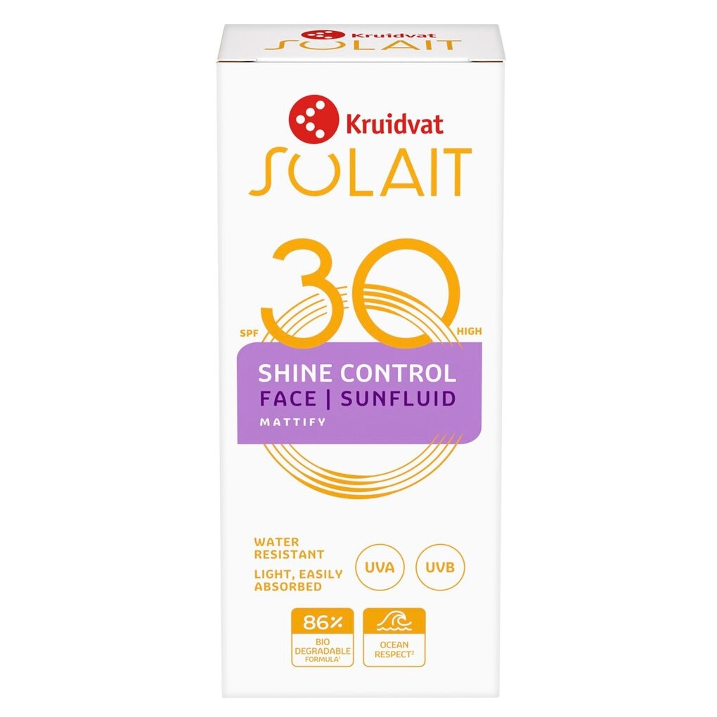 Kruidvat Solait SPF30 Face Sunfluid