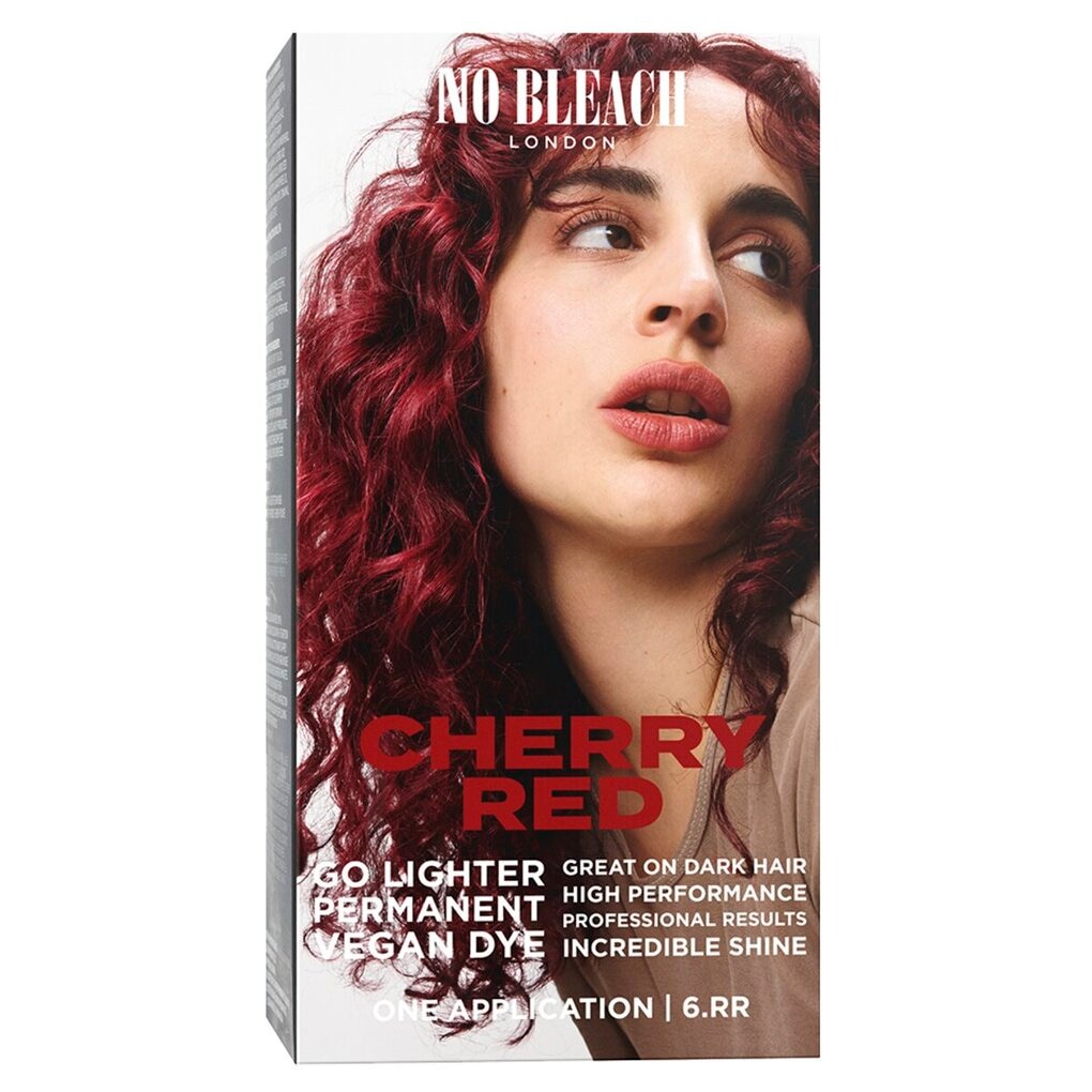No Bleach London Cherry Red Permanent Vegan Dye Kit