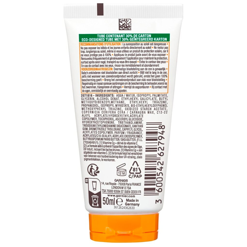Garnier Ambre Solaire Hydra 24H SPF30 Beschermende Zonnemelk
