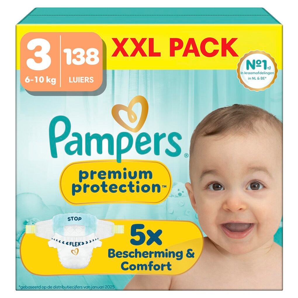 Pampers Couches Premium Protection Taille 3