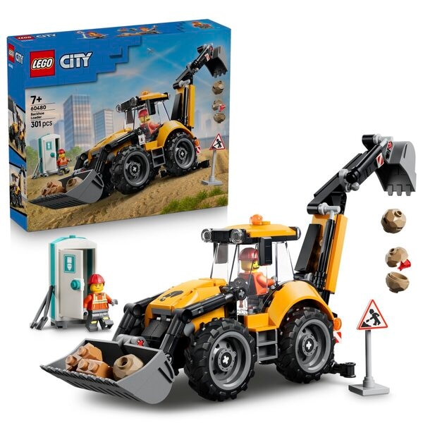 LEGO City 60480 Gele Graaflaadmachine