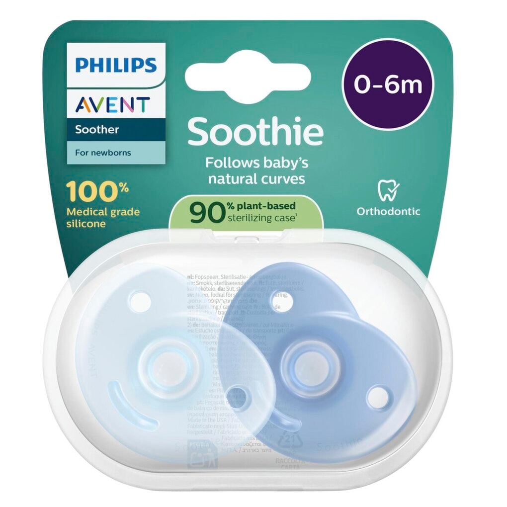 Philips Soothie Blauw 0-6M