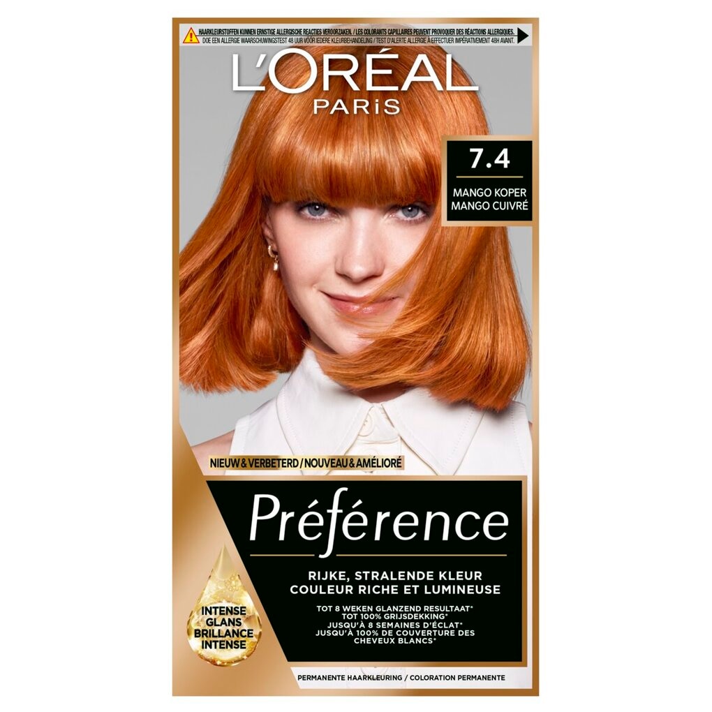 L'Oréal Paris Préférence 7.4 Dublin Permanente Haarkleuring