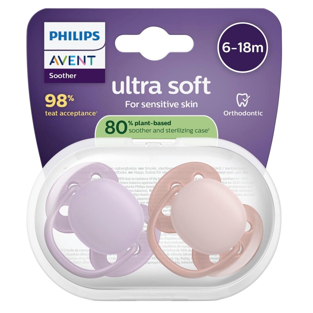 Philips Ultra Soft Roze/Oranje 6-18M