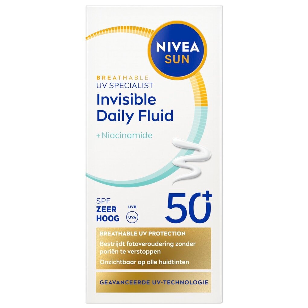 NIVEA Sun Fluide Solaire Breathable UV Specialist Invisible Daily FPS50+