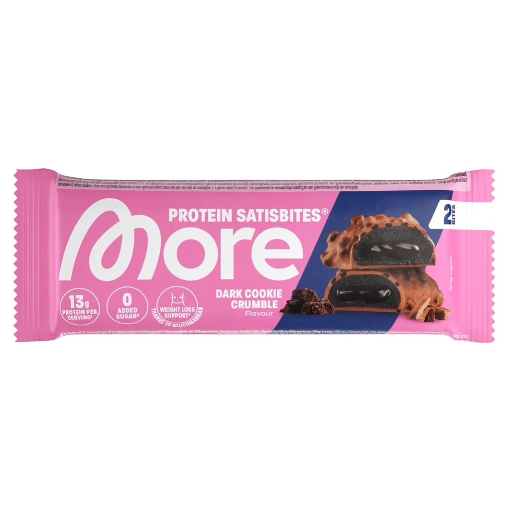 More Protein Satisbites Dark Cookie Crumble Eiwitbites