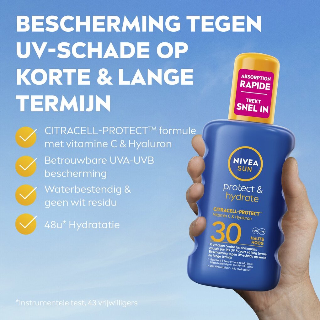 NIVEA Sun Protect & Hydrate SPF30 Zonnebrandspray