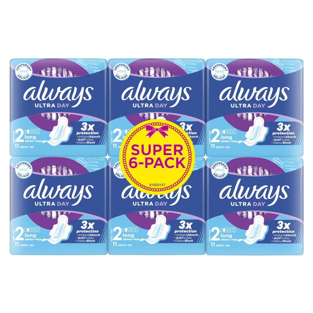 Always Ultra Day Long Maandverband met Vleugels