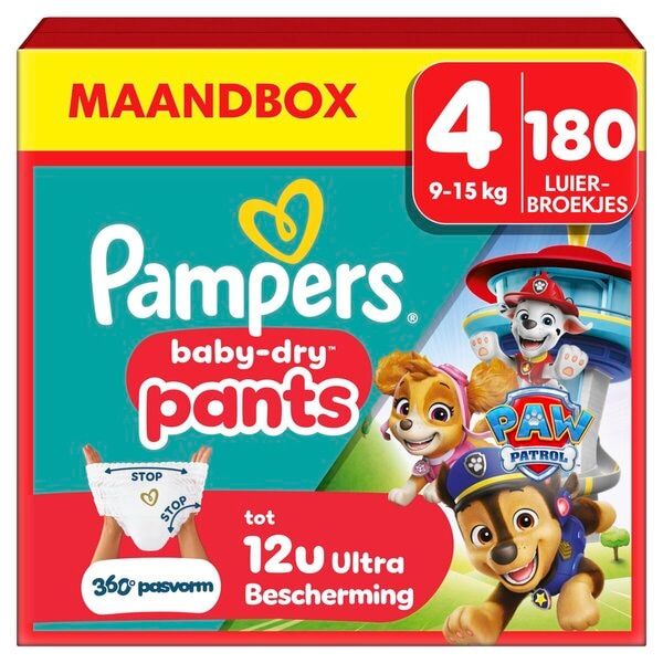 Pampers Couches-Culottes Baby-Dry La Pat' Patrouille Taille 4
