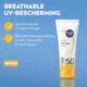 NIVEA Sun Breathable Uv Face Anti-Age Q10 SPF50+ Zonnecrème