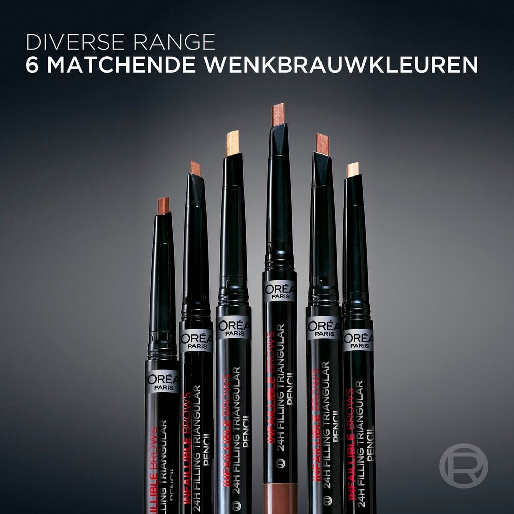 L'Oréal Paris Infaillible 24H Brow 3.0 Brunette Filling Triangular Pencil