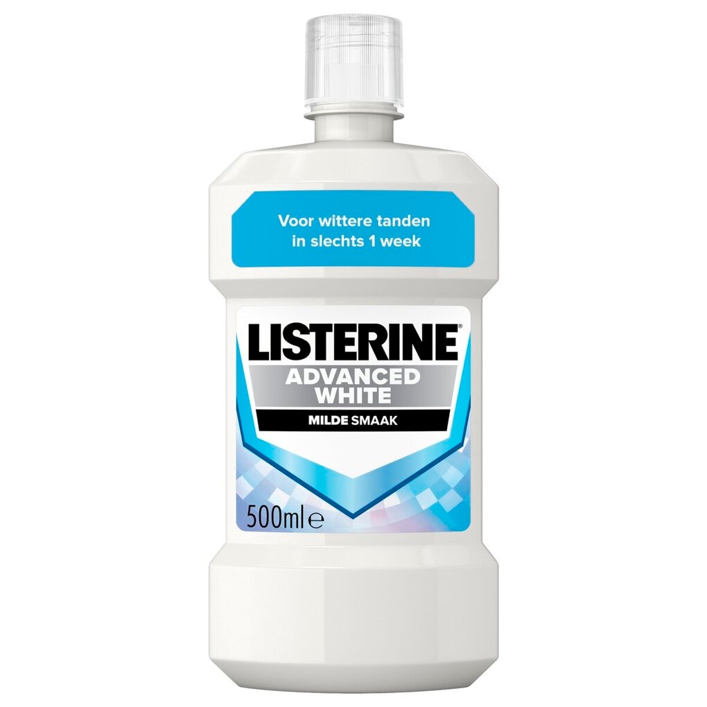 Listerine Bain de Bouche Advanced White Goût Plus Léger