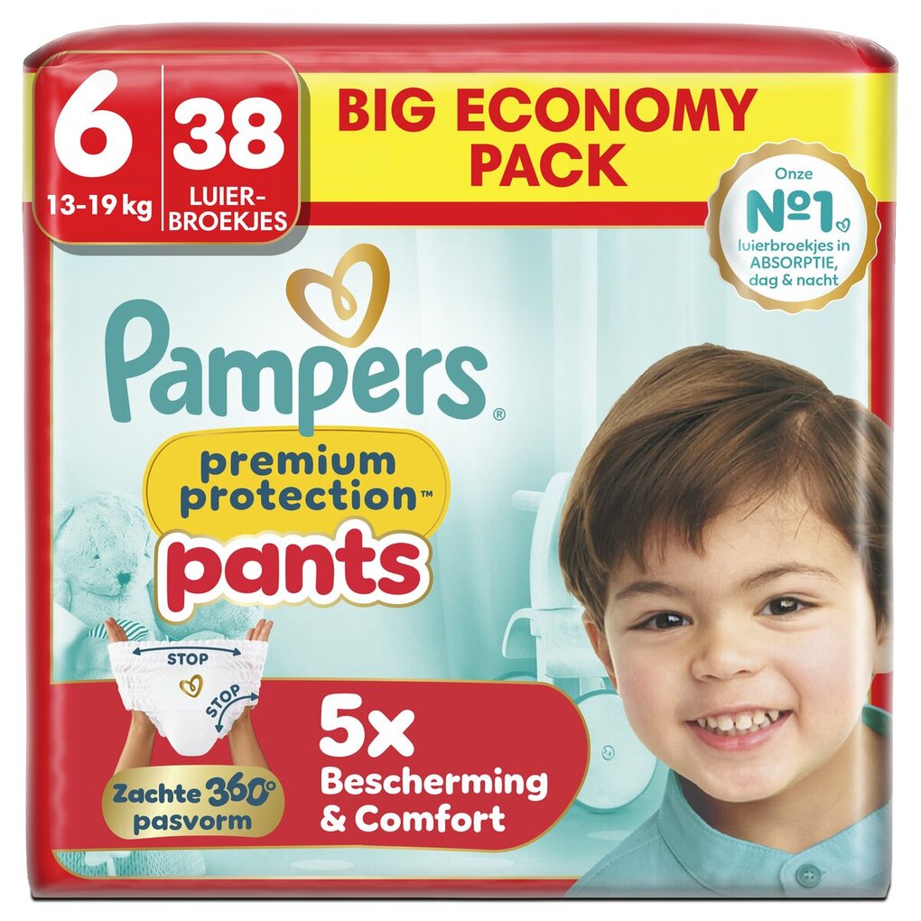 Pampers Couches-Culottes Premium Protection Pants Taille 6