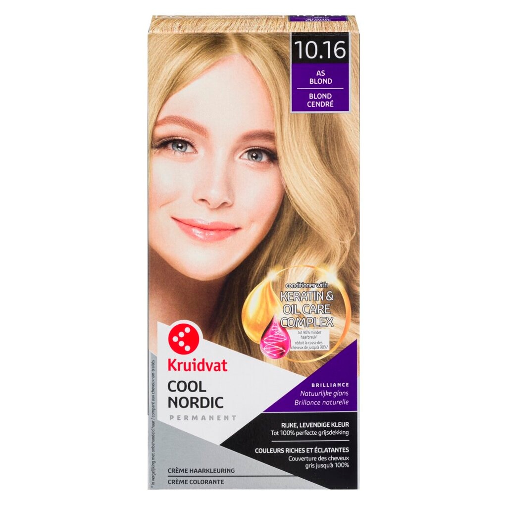 Kruidvat Naturals 10.16 Asblond Crème Haarkleuring Kruidvat Naturals 10.16 Asblond Crème Haarkleuring
