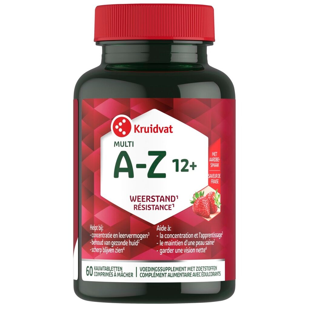 Kruidvat Comprimés à Mâcher Multi A-Z 12+ Résistance