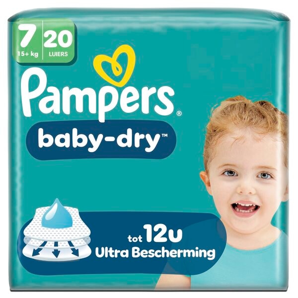 Pampers Couches Baby-Dry Taille 7