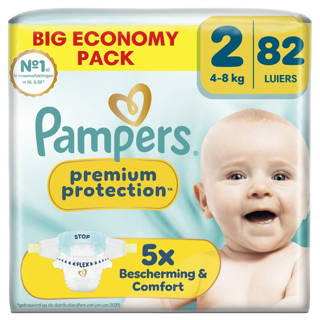 Pampers Premium Protection Maat 2 Luiers