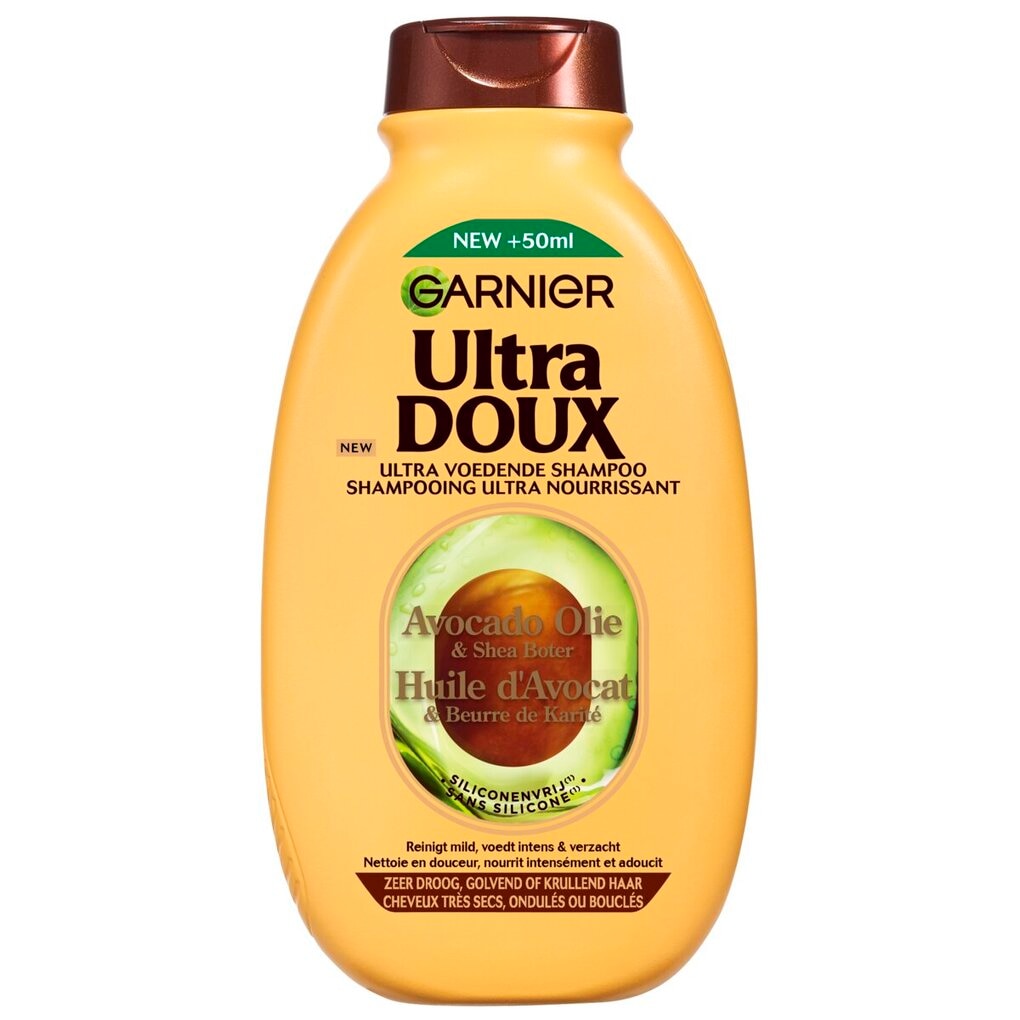 Garnier Ultra Doux - Shampoo - Avocado Olie & Shea Boter - Zeer Droog of Krullend Haar