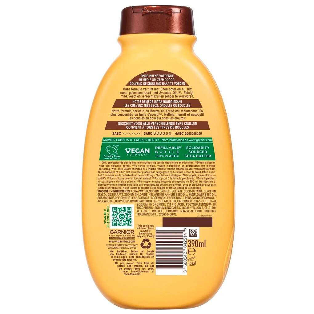 Garnier Ultra Doux Avocado Olie & Shea Boter Shampoo