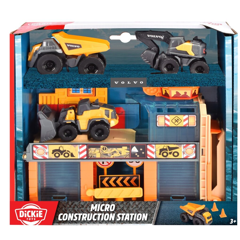 Dickie Toys Micro Contruction Station Set