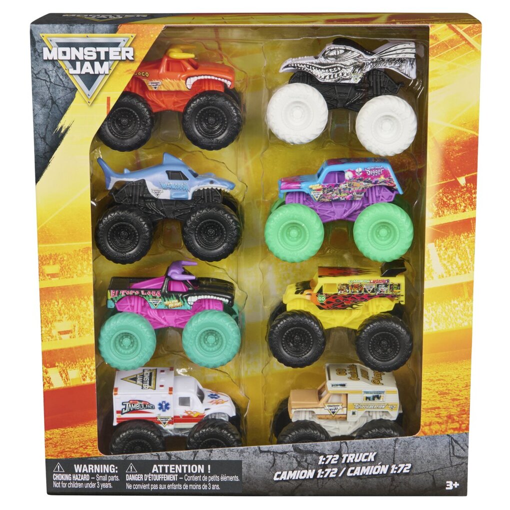 Spinmaster Truck Set Monster Jam 1:72