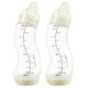 Difrax 0+M S-Fles naturel 2-pack Ivory