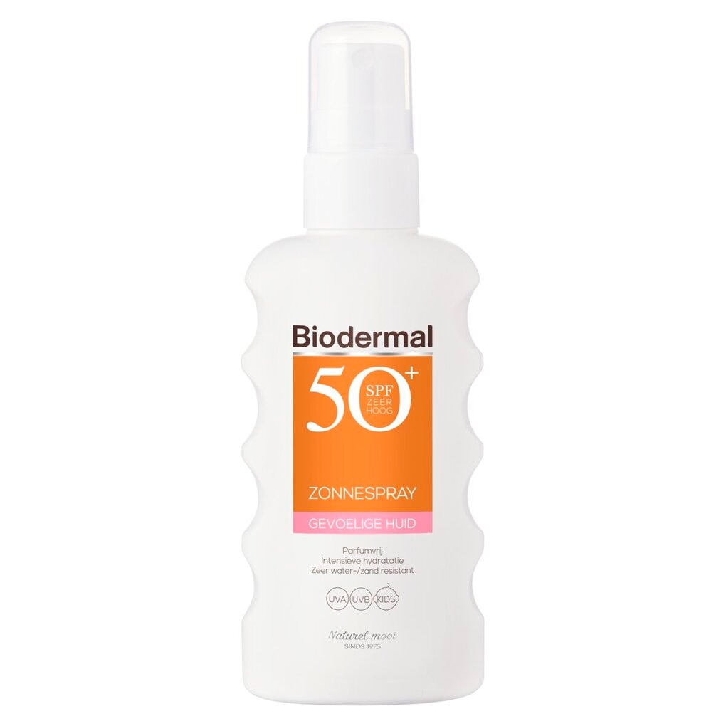 Biodermal Gevoelige Huid SPF50+ Zonnespray