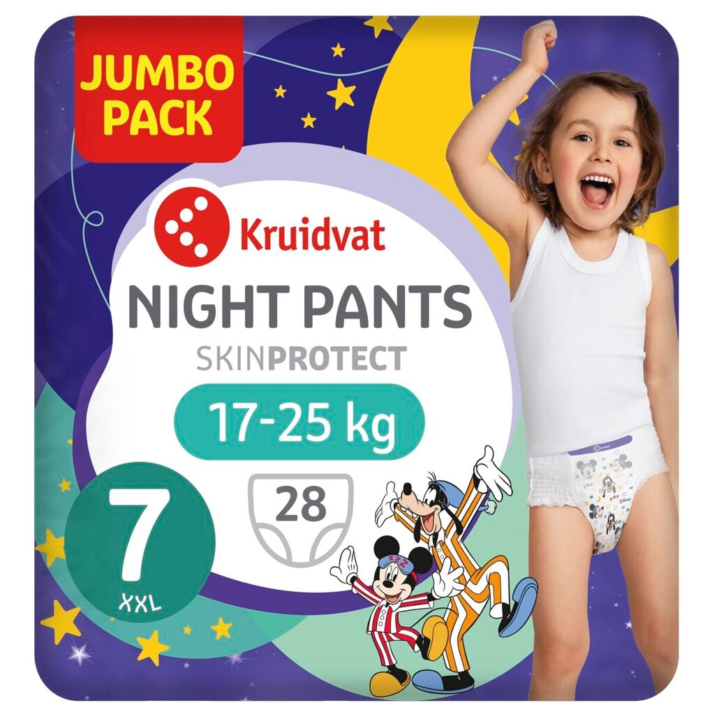 Kruidvat Night Pants XXL Maat 7 Luierbroekjes Jumbopack