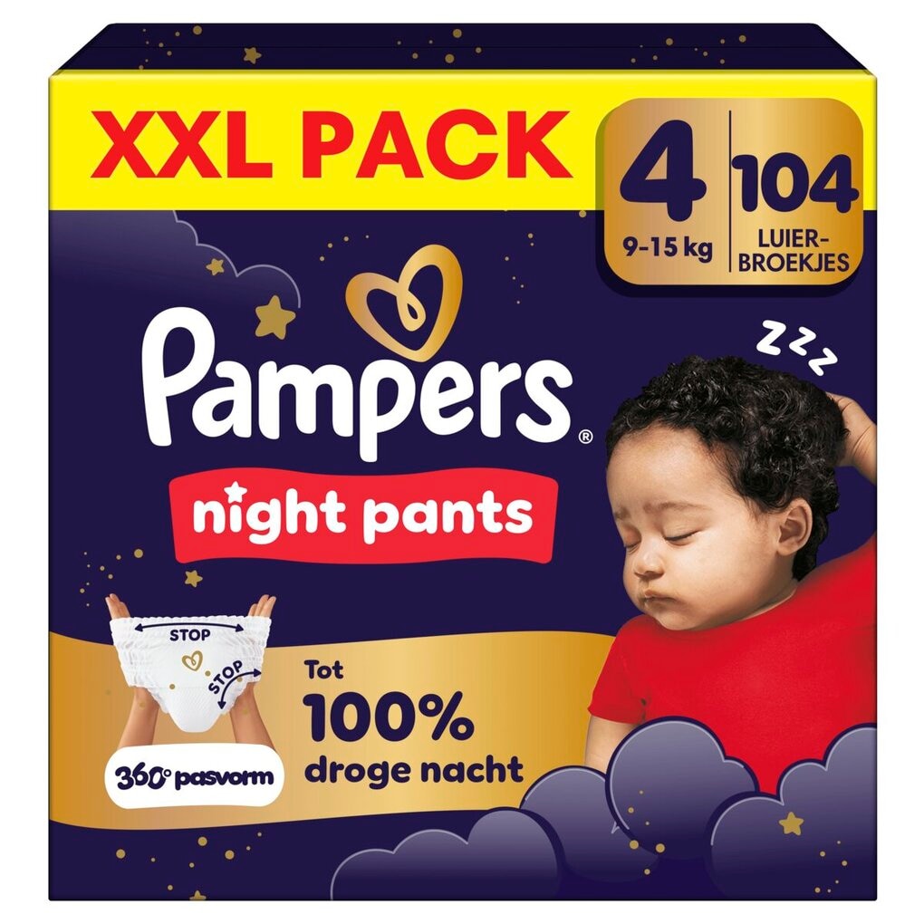 Pampers Couches-Culottes Nuit Taille 4