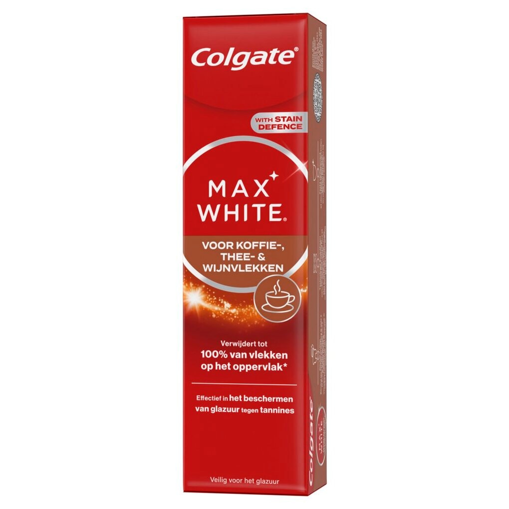 Colgate Max White Dentifrice Blanchissant pour Café, Thé & Vin