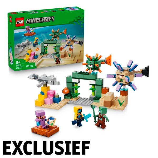 LEGO Minecraft 21598 L’Aventure Sous-Marine
