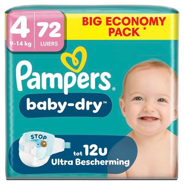 Pampers Couches Baby-Dry Taille 4