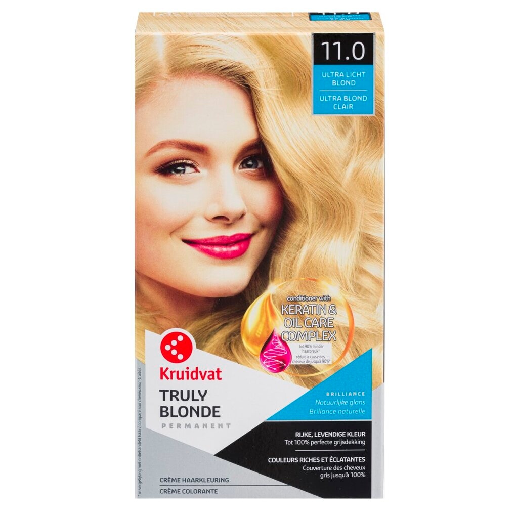 Kruidvat 11.0 Ultra Licht Blond Crème Haarkleuring Kruidvat 11.0 Ultra Licht Blond Crème Haarkleuring