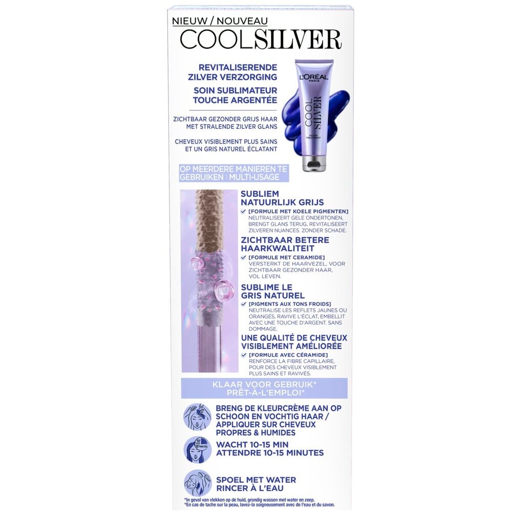 L'Oréal Paris Cool Silver 1 Puur Wit Revitaliserende Zilver Verzorging