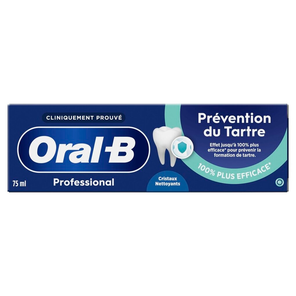 Oral-B Professionnel Dentifrice Prévention du Tartre Cristaux Nettoyants