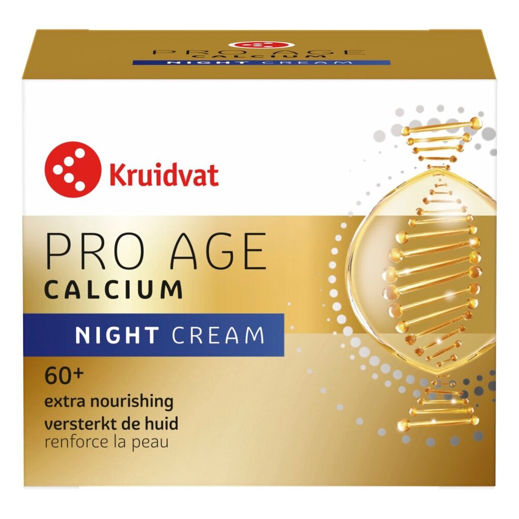 Kruidvat Pro Age Calcium 60+ Nachtcrème