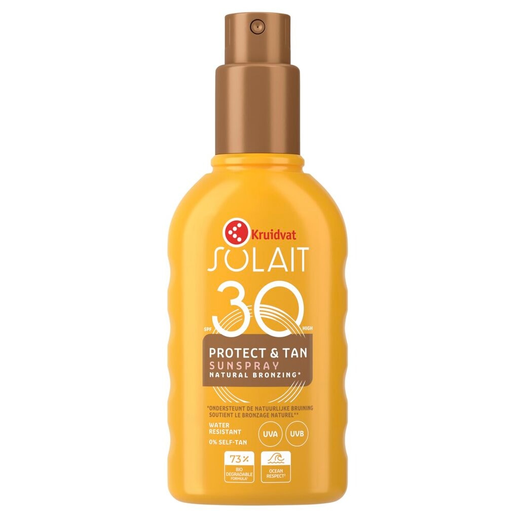 Kruidvat Solait Sun Spray Protect & Tan FPS 30 Medium