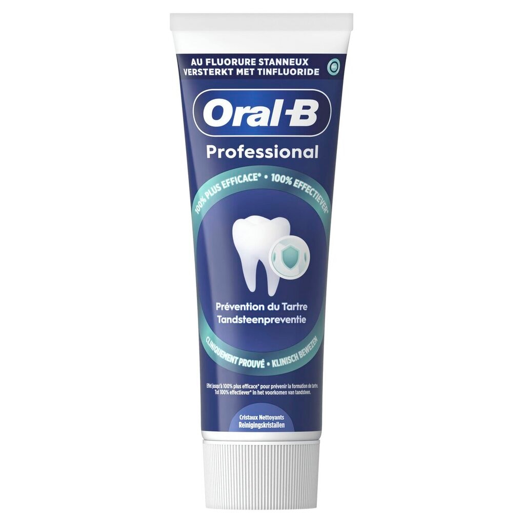 Oral-B Professionnel Dentifrice Prévention du Tartre Cristaux Nettoyants