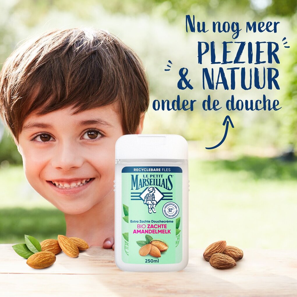 Le Petit Marseillais Crème de Douche Extra Doux Lait d’Amande Douce