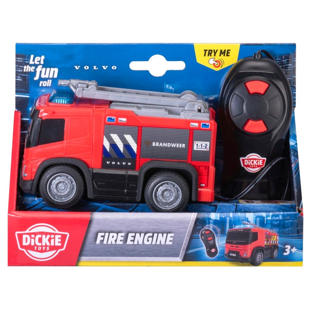 Dickie Toys Fire Engine Radiografisch Bestuurbare Brandweerwagen