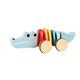 Crocodile à Tirer en Bois