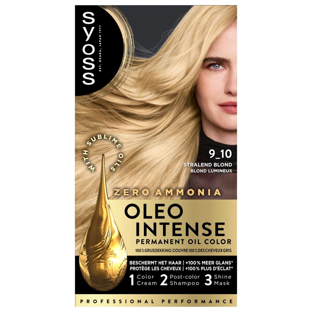 Syoss Oleo Intense 9-10 Stralend Blond Haarkleuring
