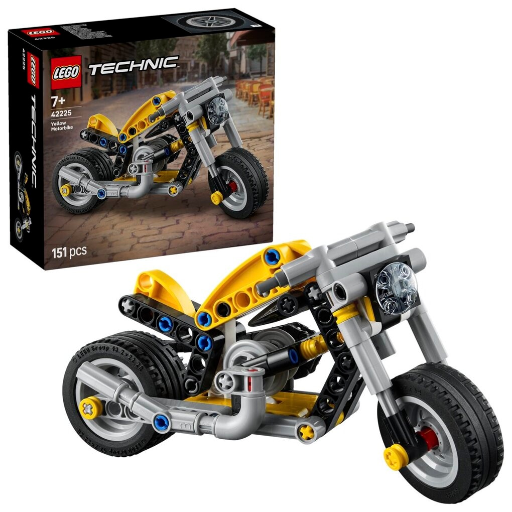LEGO Technic Moto Jaune 4222 LEGO Technic Moto Jaune 4222