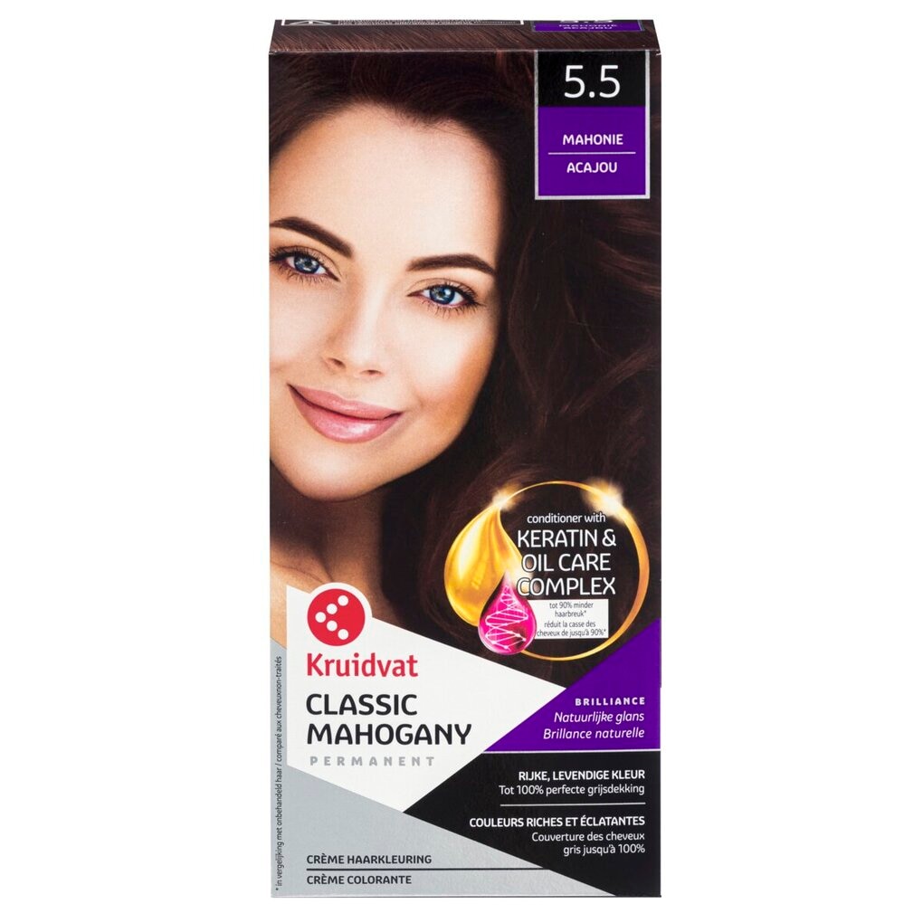 Kruidvat 5.5 Mahonie Crème Haarkleuring