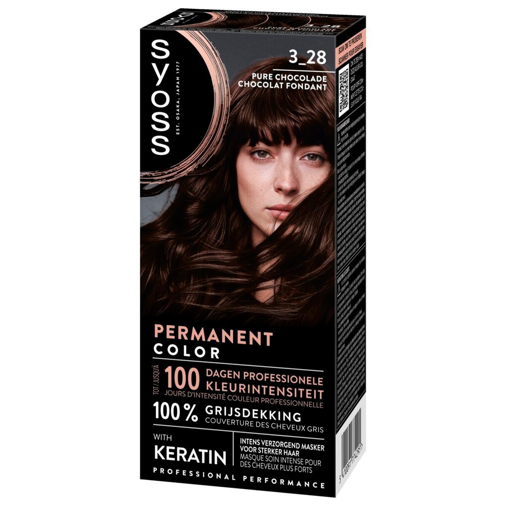 Syoss Coloration Permanente Salonplex 3-28 Chocolat Pure