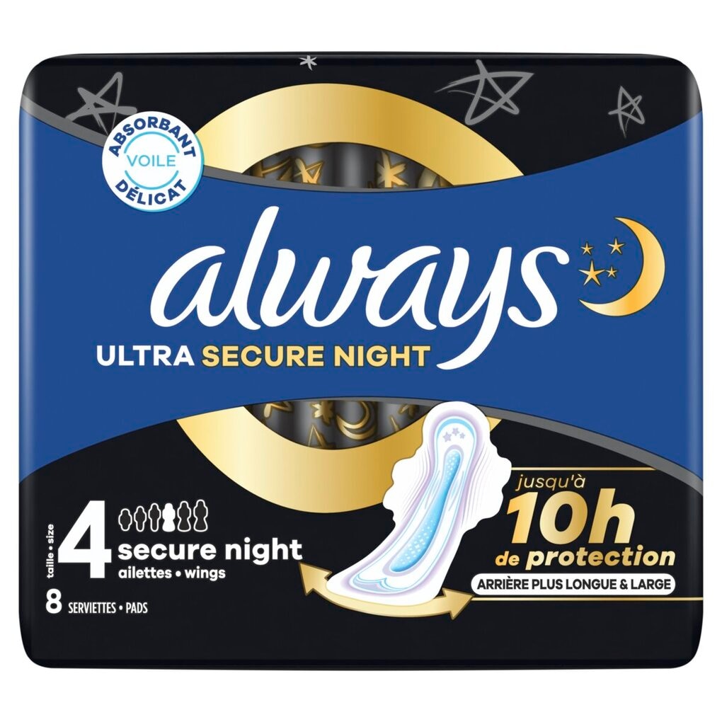 Always Ultra Secure Night Maandverband Always Ultra Secure Night Maandverband