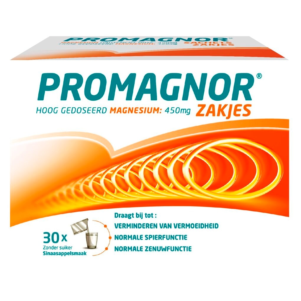 Promagnor magnesium zakjes 30 stuks