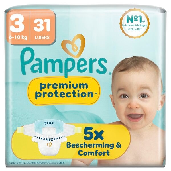 Pampers Couches Premium Protection Taille 3