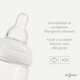Difrax  0+M S-Fles naturel 2-pack Blossom/Pistachio